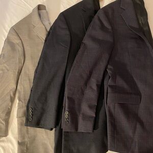 Men's suit coat Set Black, Gray, Brown size 38 Tommy Hilfiger Calvin Klein mens